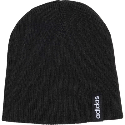 Detská čiapka adidas LITTLE LINEAR BEANIE Čierna Biela OSFY