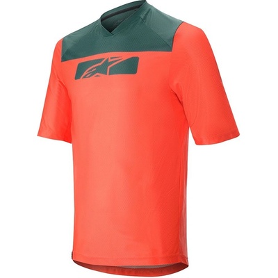 Alpinestars DROP 4.0 S/S krátký rukáv Bright Red/Atlantic pánský