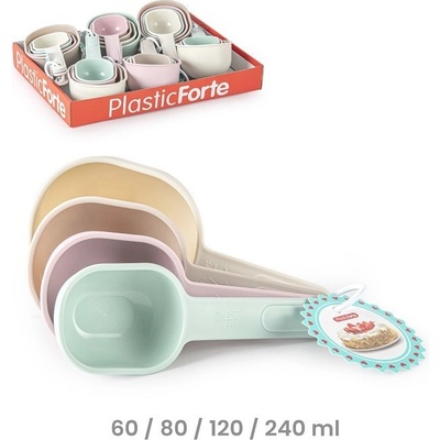 PLAST TEAM Odmerka na potraviny, súprava, 4 ks