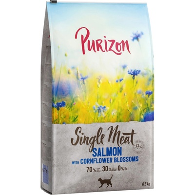 Purizon Single Meat losos s květy chrpy 2 x 6,5 kg