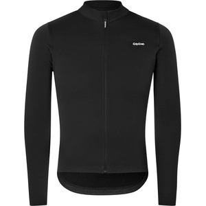 GripGrab Мъжка фланелка с дълъг ръкав за колоездене GripGrab EXPLR Merinotech Thermal Long Sleeve Jersey Cycling jacket - Black (051-1215-0313)