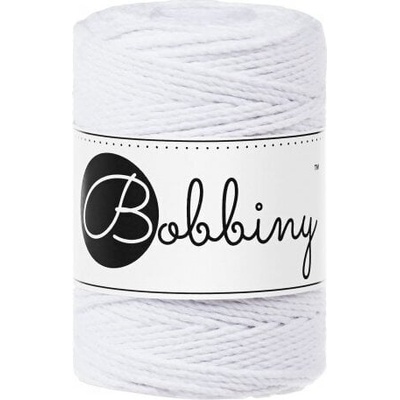 Bobbiny 3PLY Macramé Rope 1, 5 mm 100 m White юта (TD-E025)