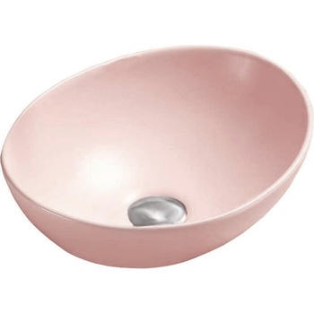 Mexen Elza мивка върху плот 40 x 33 cm, розов мат - 21014044 (21014044)