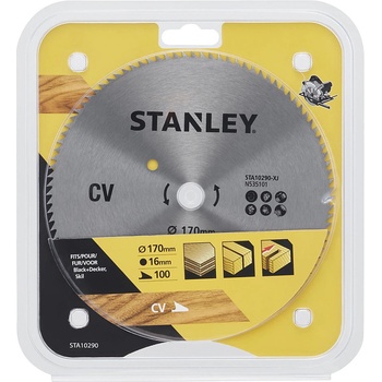 STANLEY Pilový kotouč HCS, 170 x 16,0 mm, 100 zubů STA10290