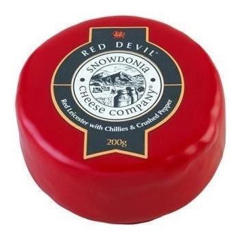 RED DEVIL Syr cheddar Leicesterský syr s chilli 200 g