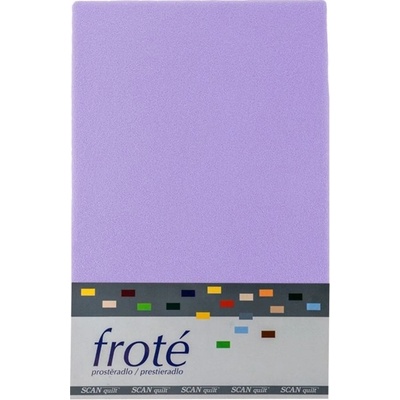Scanquilt plachta froté svetlá fialová 90x200