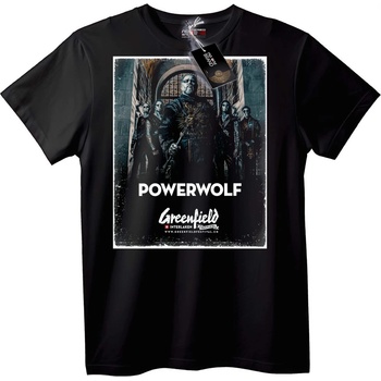 NOONEBRAND Тениска Powerwolf Greenfield Фестивал - S, Black