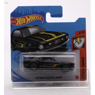 Mattel Hot Wheels Ford Mustang Coupe 1967 1:64
