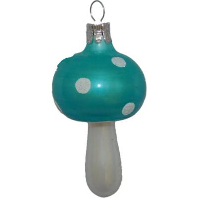 ORNEX Hubka sklenená modrá bodky 70 mm