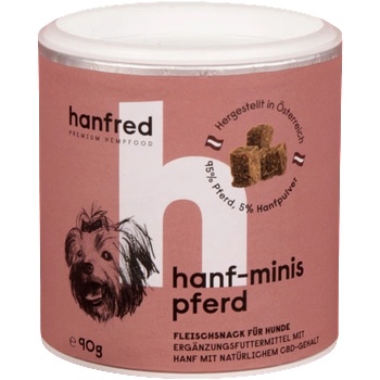 Hanfred Конопени мини с кон - за кучета - 90 г
