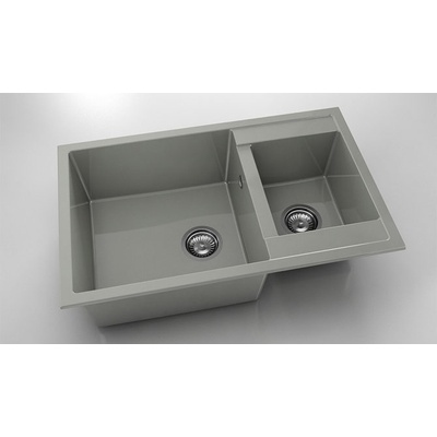 FAT Мивка Vanguard 233, Polymer marble, 13 Инокс, с включен сифон