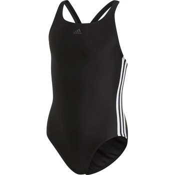 Adidas Детски бански костюм Adidas Three Stripe Swimsuit Junior Girls - Black / White