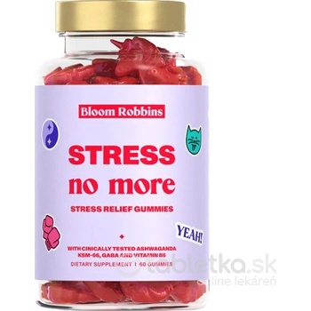 BLOOM ROBBINS Stress no more žuvacie pastilky jednorožci 60 ks