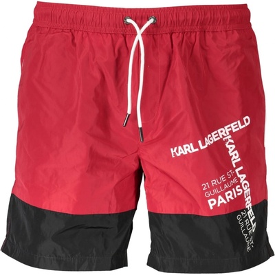Karl Lagerfeld BEACHWEAR KL20MBM02 červené