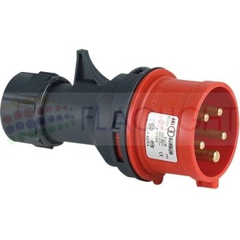 Трифазен Индустриален Куплунг CEE щепсел ► ЕВРО букса 3P+E+N, 32А, IP44 (ABL Austria S52S30)