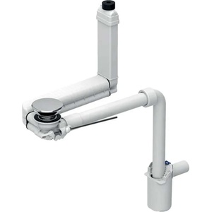 Geberit - Икономичен сифон за умивалник Clou, с управление чрез лост, хром 152.049. 21.1 (152.049.21.1)