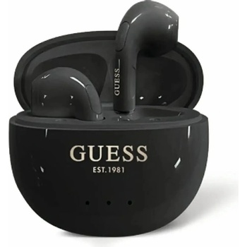Image 1 of CG Mobile Guess Glossy Effect Egg Shape Printed Classic Logo black