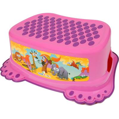 TEGA BABY Подложка за стъпване "Сафари"розово (pzs0140spin)