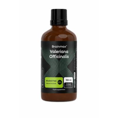BrainMax Brainmax® Valerian Alcohol Free Tincture, 100 ml