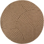 Ayyildiz Кръгъл килим за открито и закрито ø 200 cm Timber 1401 - Ayyildiz Carpets (TIMBER2002001401BEIGE)