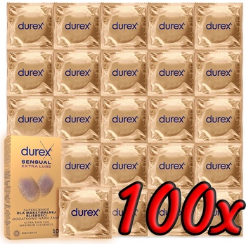 Durex Sensual Extra Lube 100 pack