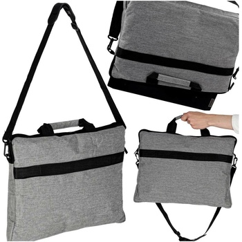 Kik Чанта за лаптоп 15.6" - Чанта за през рамо - Сив Оксфорд (kx3000)