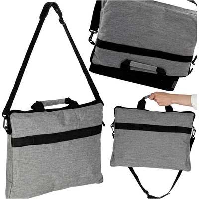 Kik Чанта за лаптоп 15.6" - Чанта за през рамо - Сив Оксфорд (kx3000)