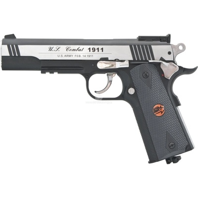 Bruni US Combat 1911 M 4,5 mm stříbrná – Zboží Dáma