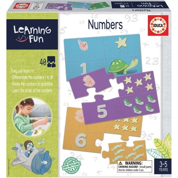 Image 1 of Educa Детски пъзел Educa от 40 части - Числа (EDU18836)