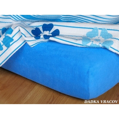 Dadka froté prostěradlo denim 90x220x15
