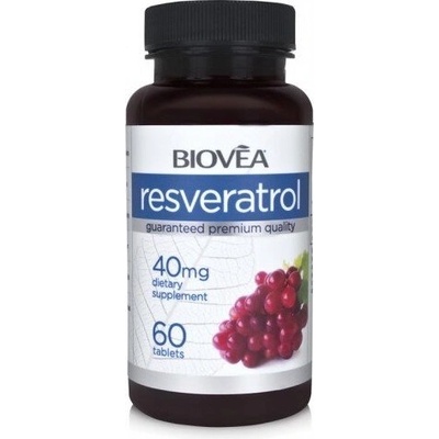 Biovea Resveratrol 40mg - Ресвератрол | 60 caps (4435)