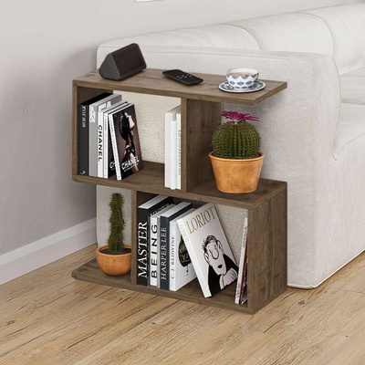 TopMebel Помощна маса Homemania TopMebel от меламин в светлокафяв цвят 60x20x60cm