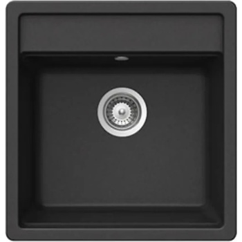 Image 1 of Teka MENORCA 50 S-TG М. 427. А. ЧМ, Гранитна мивка за вграждане, автоматичен клапан, за шкаф със светъл отвор 50 см (М.427.А.ЧМ)