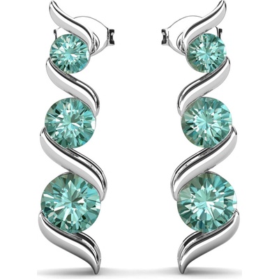 Royal Fashion stříbrné pozlacené náušnice ME077-GN