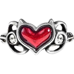 Alchemy gothic Пръстен ALCHEMY GOTHIC - Малко Devil Сърцето - R238
