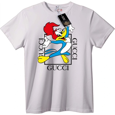 NOONEBRAND Тениска с Woody Woodpecker - S, White