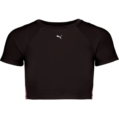 PUMA Short Sl Crop bikini top - Black (Black)