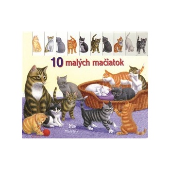 10 malých mačiatok