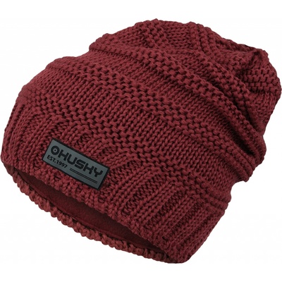 Husky Merino čepice Merhat faded bordo