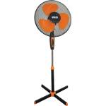 Muhler Вентилатор на стойка 16''Muhler FM-5070, Мощност 40W, Механично управление, 3 скорости, 3 PP перки, Осцилация, Черен с оранжев (KT-90300102)