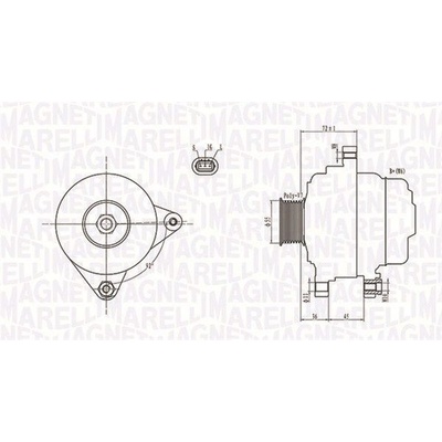 Generátor MAGNETI MARELLI 063731792010