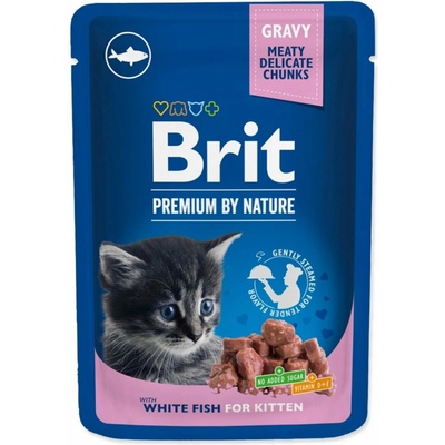 Brit Premium Cat Kitten White Fish 100 g