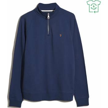 Farah Пуловер Farah Jim Zip Jumper - Sigil Blue 415