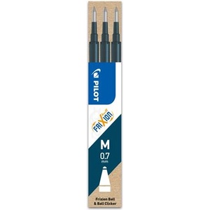 Pilot Ролер за химикалки PILOT Frixion Clicker/Ball гума 0, 35 mm мастило синьо 3 бр BLS-FR-7-BB-S3 (BLS-FR-7-BB-S3)