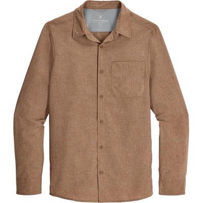Royal Robbins Мъжка риза с копчета Royal Robbins Amp Lite II L/S Shirt - Walnut Htr - размер XL (033-2701-0314)