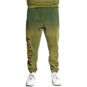 AFFLICTION мъжки панталони (анцунг) affliction - absolution - vtg green potassium spray - a26358-vgps