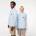 Lacoste Relaxed Fit Striped Shirt - Light Blue