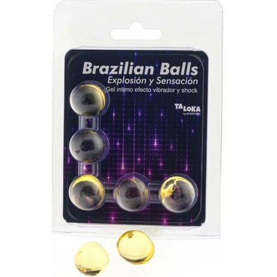 Taloka 5 Brazilian Balls Vibrating & Shock Effect Exciting Gel