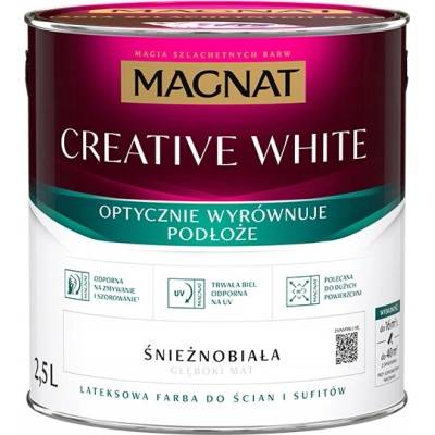MAGNAT Creative White 2,5 l sněhově bílá hluboký mat