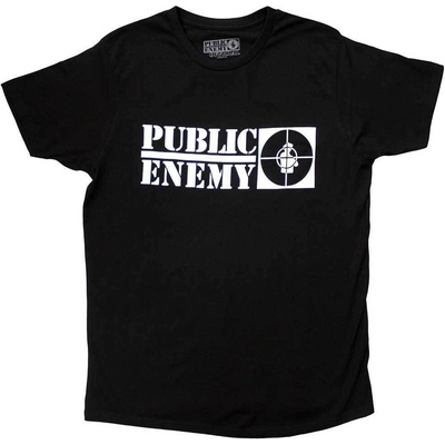 Public Enemy Crosshairs Logo Black S Риза (PUBTS05MB01)